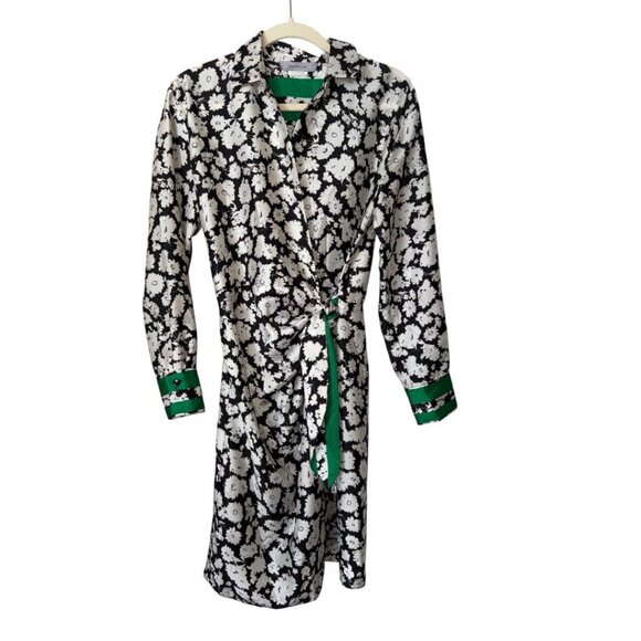 MARELLA Dresses & Skirts - Marella Canto Floral-Print Long-Sleeve Wrap Dress Worn on TV